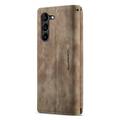 Samsung Galaxy S23 5G Caseme 2-i-1 Multifunktionel Pung - Brun