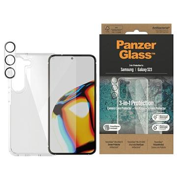 Samsung Galaxy S23 5G PanzerGlass 3-i-1 Beskyttelsessæt - Klar