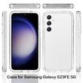 Samsung Galaxy S23 FE Gradient Series Hybrid Cover - Sort / Gennemsigtig