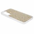 Samsung Galaxy S23 Glitter Flakes TPU Cover - Guld