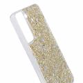 Samsung Galaxy S23 Glitter Flakes TPU Cover - Guld