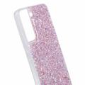 Samsung Galaxy S23 Glitter Flakes TPU Cover - Pink