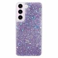 Samsung Galaxy S23 Glitter Flakes TPU Cover - Lilla