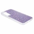 Samsung Galaxy S23 Glitter Flakes TPU Cover - Lilla