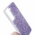 Samsung Galaxy S23 Glitter Flakes TPU Cover - Lilla