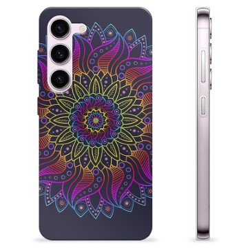 Samsung Galaxy S23 5G TPU Cover - Farverig Mandala