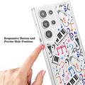 Samsung Galaxy S23 Ultra Fashion TPU Cover - musikalske noter