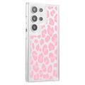 Samsung Galaxy S23 Ultra Fashion TPU Cover - Pink Leopard