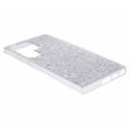 Samsung Galaxy S23 Ultra Glitter Flakes TPU Cover - Sølv