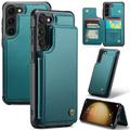 Samsung Galaxy S23+ 5G Caseme C22-etui RFID-kortpung - Grøn