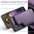 Samsung Galaxy S24 Caseme C22 Cover med RFID-kortpung - Lilla