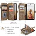 Samsung Galaxy S24 FE Caseme C30 Multifunktionel Pung - Brun