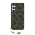 Samsung Galaxy S24 FE Guess 4G Charms Collection Hybrid Cover - Brun