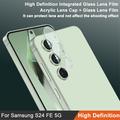 Samsung Galaxy S24 FE Imak 2-i-1 HD Kamera Linse Hærdet Glas