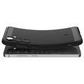 Samsung Galaxy S24 FE Spigen Rugged Armor TPU Cover - Sort