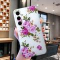 Samsung Galaxy S24 FE Stilfuld Ultra-Slim TPU Cover - Rose Blomst