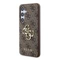 Samsung Galaxy S24 Guess 4G Big Metal Logo Hybrid Cover - Brun