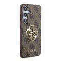 Samsung Galaxy S24 Guess 4G Big Metal Logo Hybrid Cover - Brun