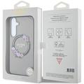 Samsung Galaxy S24 Guess IML Flowers Wreath Cover - MagSafe-kompatibel