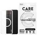 Samsung Galaxy S24 PanzerGlass Care Transparent Urban Combat Cover - MagSafe-kompatibel - Hvid