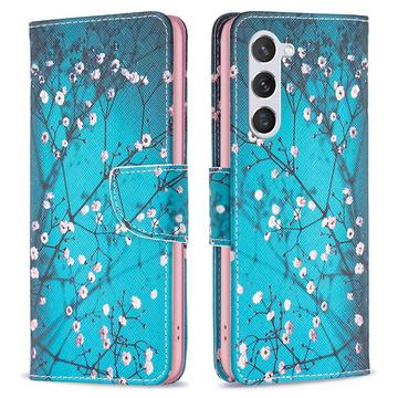 Samsung Galaxy S24 Wonder Series Pung - Hvid Blomster