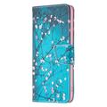 Samsung Galaxy S24 Wonder Series Pung - Hvid Blomster