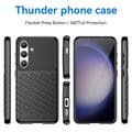 Samsung Galaxy S24 Thunder Series TPU Cover - Sort