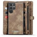 Samsung Galaxy S24 Ultra Caseme 008 2-i-1 Multifunktionel Pung - Brun