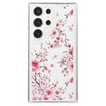 Samsung Galaxy S24 Ultra Fashion TPU Cover - lyserøde blomster