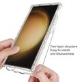 Samsung Galaxy S24 Ultra Gradient Series Hybrid Cover - Blå / Gennemsigtig