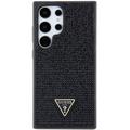 Samsung Galaxy S24 Ultra Guess Rhinestones Triangle Metal Logo Cover