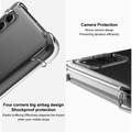 Samsung Galaxy S24 Ultra Imak Faldsikkert TPU Cover - Gennemsigtig