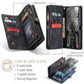 Samsung Galaxy S24+ Caseme 008 2-i-1 Multifunktionel Pung - Sort