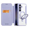 Samsung Galaxy S24+ Dux Ducis Skin X Pro Magnetisk Flip Cover (Open Box - God stand) - Lilla