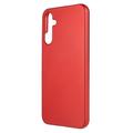 Samsung Galaxy S24+ Gummibelagt Plastik Cover - Rød