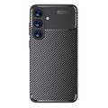 Samsung Galaxy S25 Beetle Karbonfiber TPU Cover - Sort