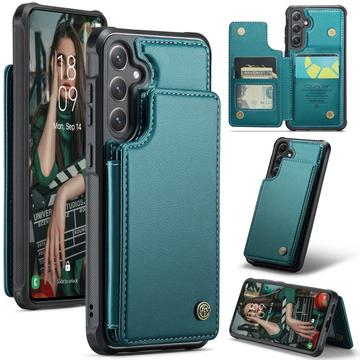 Samsung Galaxy S25 Caseme C22-etui RFID-kortpung - grøn