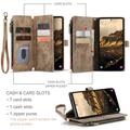 Samsung Galaxy S25 Caseme C30 Multifunktionel Pung - Brun