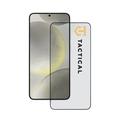 Samsung Galaxy S25/S24 Tactical Glass Shield 5D Skærmbeskyttelse Hærdet Glas - sort kant