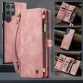 Samsung Galaxy S25 Ultra Caseme 008 2-i-1 Multifunktionel Pung - Pink