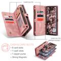 Samsung Galaxy S25 Ultra Caseme 008 2-i-1 Multifunktionel Pung - Pink