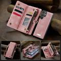 Samsung Galaxy S25 Ultra Caseme 008 2-i-1 Multifunktionel Pung - Pink