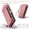 Samsung Galaxy S25 Ultra Caseme 008 2-i-1 Multifunktionel Pung - Pink