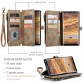 Samsung Galaxy S25 Ultra Caseme C30 Multifunktionel Pung - Brun