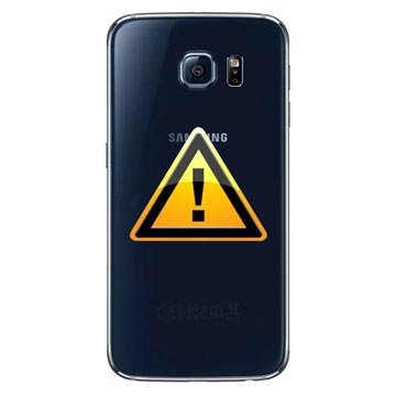 Samsung Galaxy S6 Bag Cover Reparation - Sort