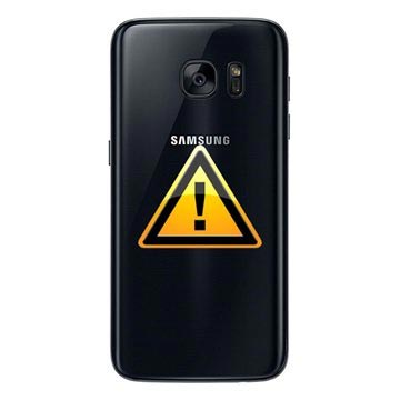 Samsung Galaxy S7 Bag Cover Reparation - Sort
