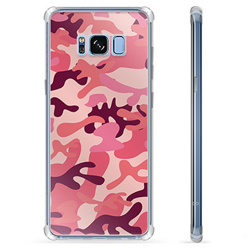 Samsung Galaxy S8 Hybrid Cover - Pink Camouflage