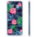 Samsung Galaxy S8 Hybrid Cover - Tropiske Blomster