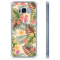 Samsung Galaxy S8+ Hybrid Cover - Lyserøde Blomster