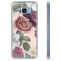 Samsung Galaxy S8+ Hybrid Cover - Romantiske Blomster